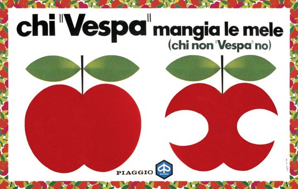 Chi Vespa Mangia le Mele, storica pubblicit anni 1969-71